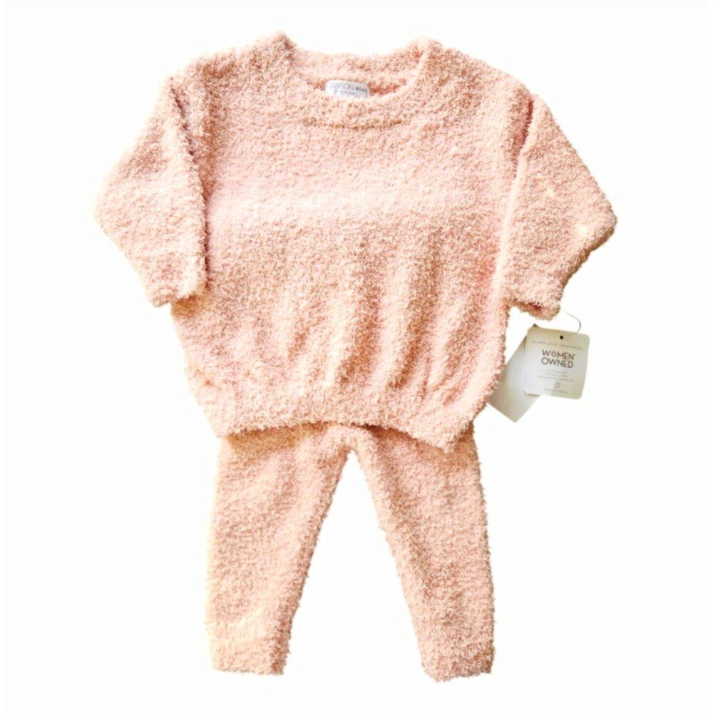 Grayson mini Pink 2-Piece Fleece Sweater & Pants Set 6-9 Months Fall/Winter